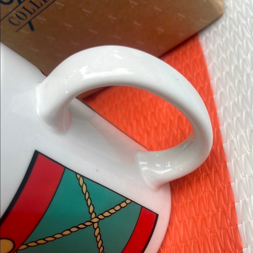 Avon Gift Collection Festive Bear Mug with Red and Gold Accents - Picture 4 of 8